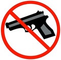 Guns prohibited