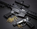 Guns Royalty Free Stock Photo