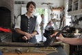 Gunsmith and Founder in Colonial Williamsburg, Virginia