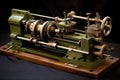 gunsmithing lathe machine for barrel threading Royalty Free Stock Photo