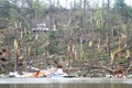 Guntersville Alabama Tornado Damage Royalty Free Stock Photo