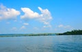 Guntersville Lake, bridge over Tennessee River Royalty Free Stock Photo