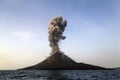 Anakkrakatau stromboli eruption, Sunda Strait Indonesia