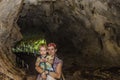 Gunung Mulu, Sarawak, Borneo- JANUAR 2019: Clear water cave, Mulu National Park