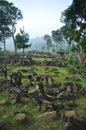 Gunung Padang, the megalithic site located in Karyamukti village, Cianjur, West Java - Indonesia