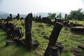 Gunung Padang, the megalithic site located in Karyamukti village, Cianjur, West Java - Indonesia