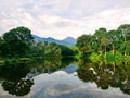 Gunung paok lake Royalty Free Stock Photo