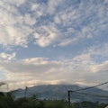 Gunung puntang hide by cloud this morning