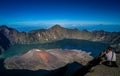 Gunung Rinjani from above