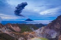 Gunung Sinabung Volcano eruptions Royalty Free Stock Photo