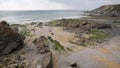 Gunwalloe beach Cornwall England UK on the Lizard Peninsula south of Helston and between Porthleven and Mullion PAN