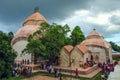 The temple complex at Brindaban Chandra`s Math houses four Vaishnava Temples