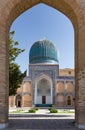 Gur-E Amir Mausoleum, in Samarkand, Uzbekistan Royalty Free Stock Photo