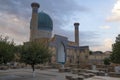 Gur-Emir Mausoleum of Tamerlane - medieval mausoleum tomb of the Timurid dynasty. Samarkand Royalty Free Stock Photo