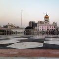 Gurdwara Bangla Sahib is the most prominent Sikh Gurudwara, Bangla Sahib Gurudwara inside view during evening time in New Delhi,