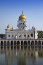 Gurdwara Bangla Sahib temple , New Delhi, India Royalty Free Stock Photo