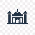 Gurdwara vector icon isolated on transparent background, Gurdwara transparency concept can be used web and mobile