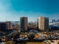 Gurgaon, India - March 05, 2020 : Global Business Park Buildings and offices Royalty Free Stock Photo