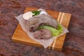Gurmet pork tongue snack Royalty Free Stock Photo