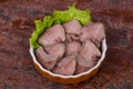 Gurmet pork tongue snack Royalty Free Stock Photo