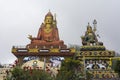 Guru Padmasambhava 135 feet statue, Samdruptse, Sikkim, India Royalty Free Stock Photo