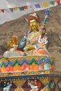 Guru Padmasambhava statue in Sani village, Padum, Zanskar Valley, Ladakh, INDIA