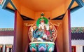 Guru Rinpoche statue at Chagdud Gonpa Khadro Ling Buddhist Temple - Tres Coroas, Rio Grande do Sul, Brazil Royalty Free Stock Photo