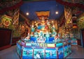 Guru Rinpoche statue at Chagdud Gonpa Khadro Ling Buddhist Temple - Tres Coroas, Rio Grande do Sul, Brazil Royalty Free Stock Photo