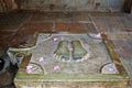 Guru's Steps Outside Mira Temple Chittorgarh Rajasthan India