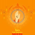 Guru tegh bahadur revered as the ninth Nanak Royalty Free Stock Photo