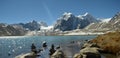 Gurudongmar lake Royalty Free Stock Photo