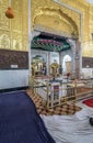 Gurudwara Intirioar of Guru Govind singhÃÂ´s birthplace Patana Royalty Free Stock Photo