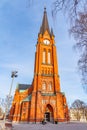 Gustav Adolf church in Sundsvall, Sweden Royalty Free Stock Photo