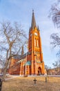 Gustav Adolf church in Sundsvall, Sweden Royalty Free Stock Photo