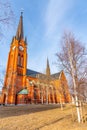 Gustav Adolf church in Sundsvall, Sweden Royalty Free Stock Photo