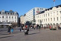 Gustav Adolf Square in Malmo city