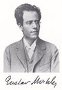 Gustav Mahler, Austro-Bohemian Romantic Composer 19th Century. Royalty Free Stock Photo