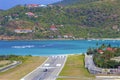 Gustavia airport, St Barths, Caribbean