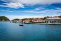 Harbor in Gustavia, Saint BarthÃÂ©lemy Royalty Free Stock Photo