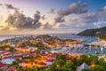 Gustavia, St. Barths in the Caribbean Royalty Free Stock Photo