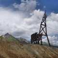 Guston Mine head frame Royalty Free Stock Photo