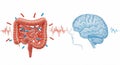 Gut Brain Connection - Exploring the Gut-Brain Axis Royalty Free Stock Photo