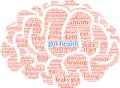 Gut Health Word Cloud Royalty Free Stock Photo