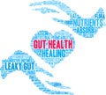 Gut Health Word Cloud Royalty Free Stock Photo