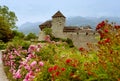 Gutenberg Castle in Vaduz, Liechtenstein. This castle is the pal