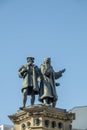 Gutenberg memorial sculpture in Frankfurt