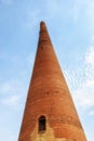 Gutlug Timur Minaret in Konye Urgench Turkmenistan Royalty Free Stock Photo