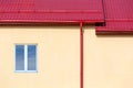 Gutter system of new home Royalty Free Stock Photo