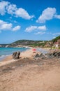 Sardinia. Arbus. Costa Verde, Green Coast, touristic district. View of the Beach of Gutturu de Flumini