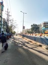 Guwahati, India - April 2, 2020: Empty roads due to lockdown for covid-19 in india.
